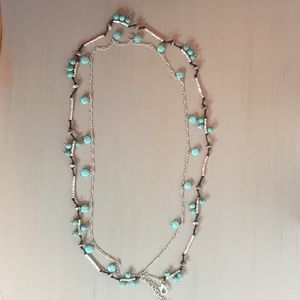 Lucky Brand mixed-media necklace. ~Like New~